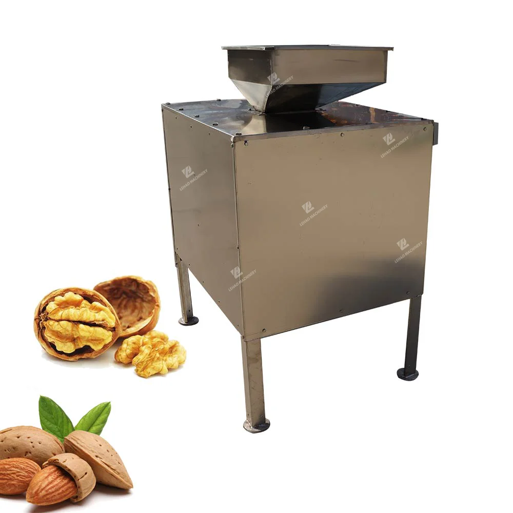 

Professional Walnut Dehusking Machine Almond Cracker Automatic Walnut Sheller Machine