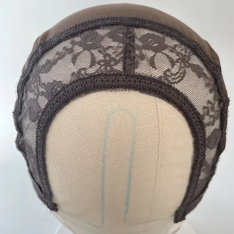 Vesta Hair 4x4 transparente Spitzen-Frontkappe für die Herstellung von Perücken, verstellbare Vekcro-Schnalle – Detail 2