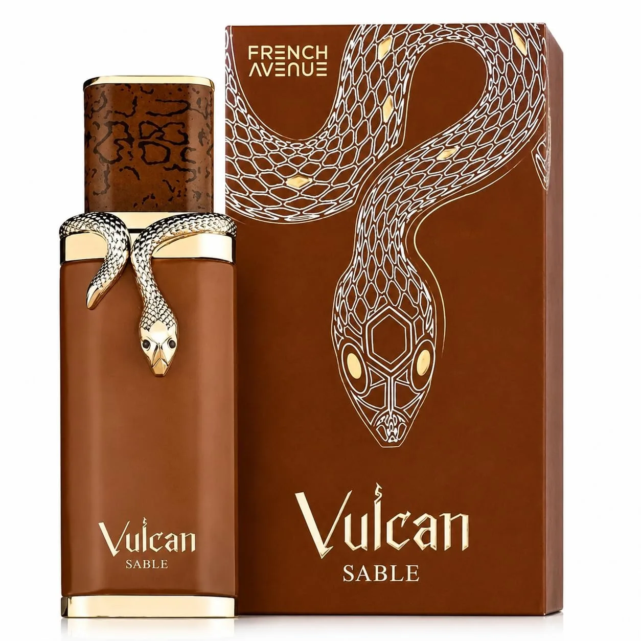 French Avenue Vulcan Sable Eau De Parfum 100ml, Whisky, Coriandro, Tonka, Pachuli, Benjuí