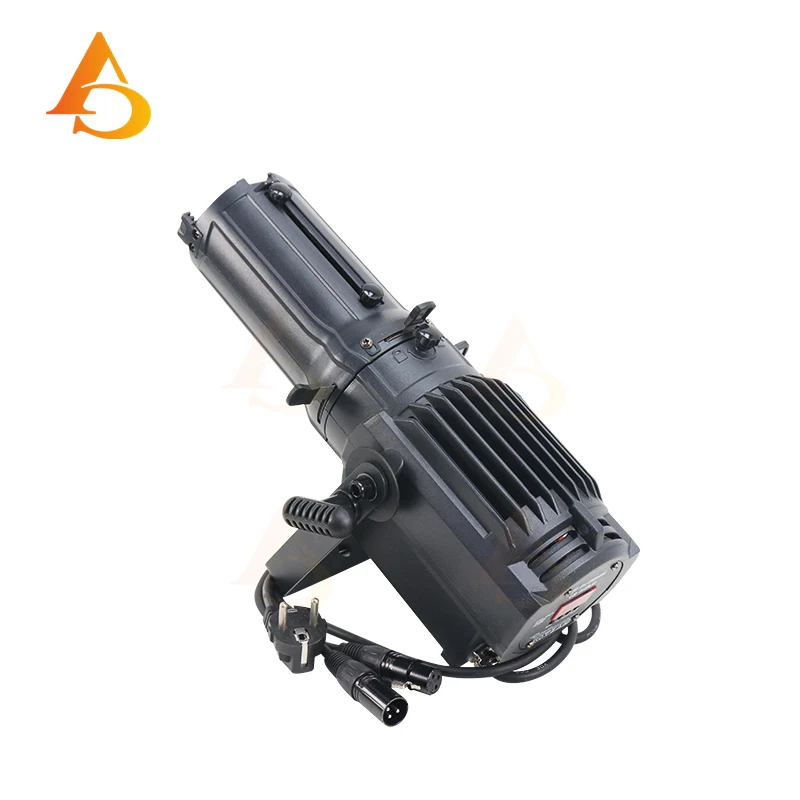 Mini 100W  DMX Zoom Profile Surface Studio Gobo Spotlight Variable Zoom Ellipsoidal DMX LED Leko for Light Show DJ CLUB image 3