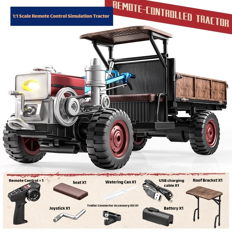 JJRC C8836 جرار محمول بتأثير الدخان - نموذج لعبة كهربائية 4WD RC #1