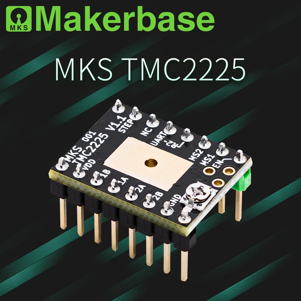 Makerbase MKS TMC2225 2225 step Motor sürücü StepStick 3D yazıcı parçaları ultra sessiz SGen_L Gen_L Robin Nano