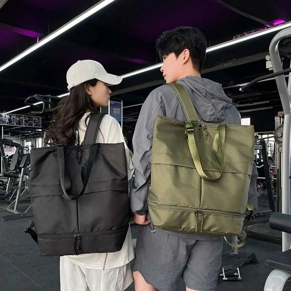 

Oxford Cloth Foldable Backpack Portable Waterproof Fitness Shoulder Bag Handbag Large Capacity School Students Backpack