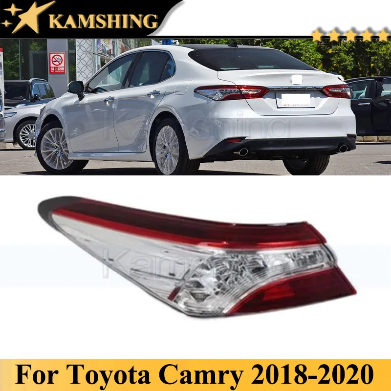 

Kamshing For Toyota Camry 2018-2020 Outer Rear Tail Light Lamp Taillight Taillamp Brake Light Car Light Stop Light