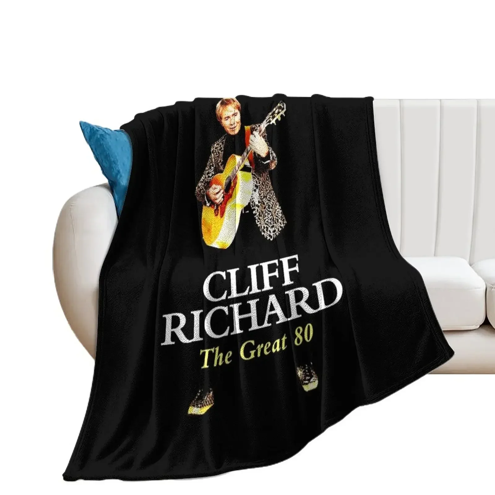 

Best Clear Design of American Legend Singer SongwriterActor Cliff Richard Throw Blanket Giant Sofa for sofa Blankets