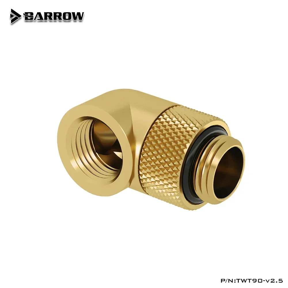 Barrow 90 Degree Rotary Fitting TWT90-V2.5 8pcs/lot G1/4