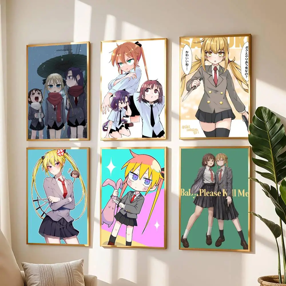anime K-Kill Me Baby-Y Poster Modern Wall Decal for Living Room Cafe Office Bar and Bedroom