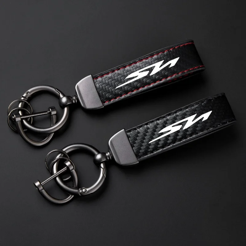 

For HONDA SH 300 i SH 300i SH300i SH300 New Classic Motocycle Keychain Holder Keyring Logo Carbon Fiber Accessories Key chain