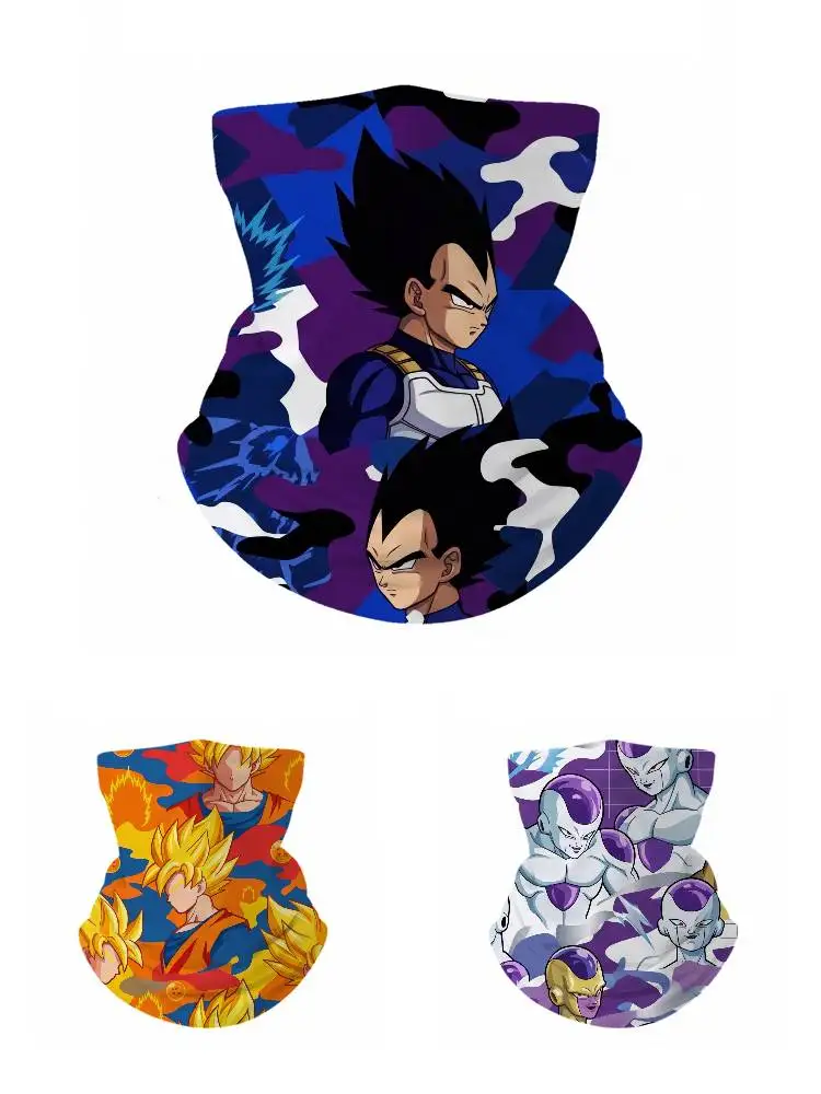 dragon ball son goku UPF50+ Ice Silk Neck Gaiter Full Face Mask Cycling Motorcycle Fishing Breathable Sun Protection Face Cover