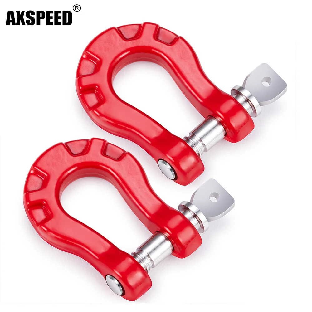 

AXSPEED Metal Bumper Tow Hook For 1/10 RC Crawler Car Axial SCX10 Upgrade Parts Accessories