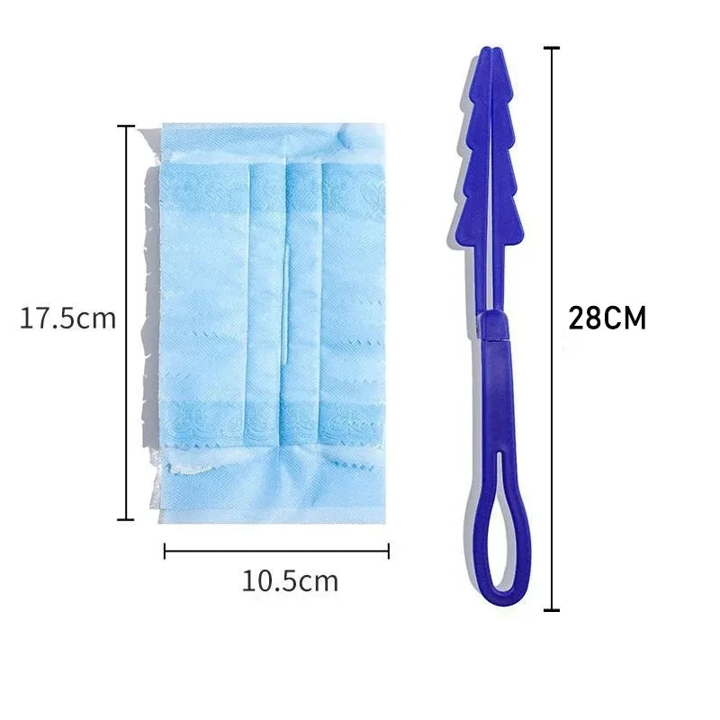 10/100pcs Replacement Heads Duster Microfiber Disposable Short Duster for Cleaning Home Office Blinds Surface Dust Clean Tool