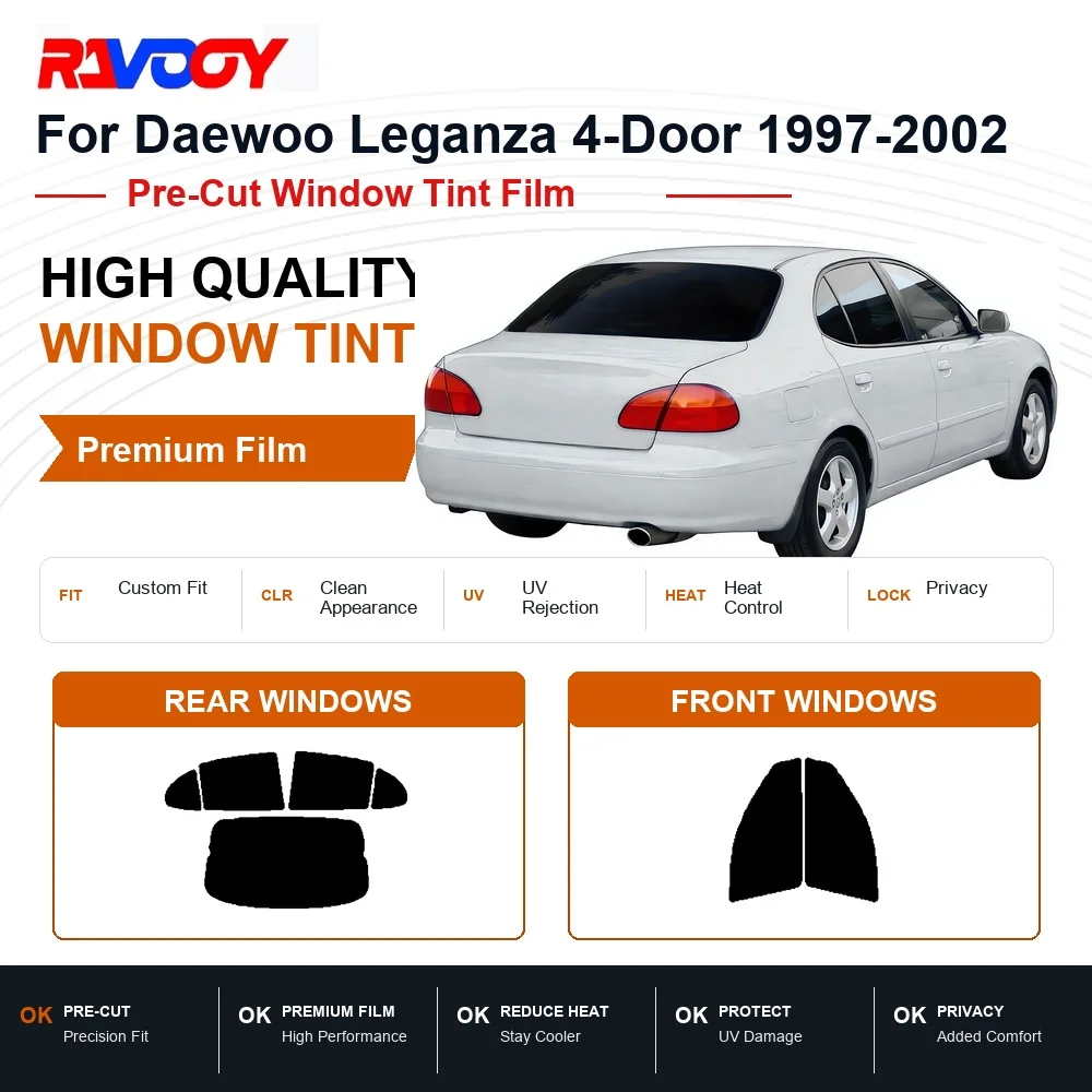 premium-pre-cut-window-tint-for-daewoo-leganza-4-door-1997-2002-front-rear-windows-uv-heat-rejection-privacy-film