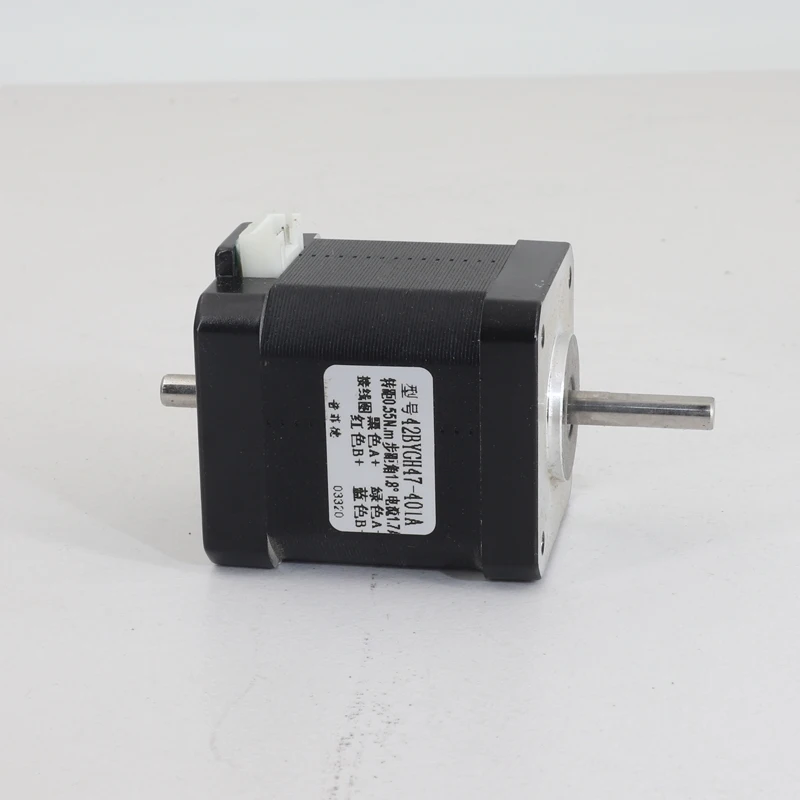 Double output shaft stepper motor 6.35mm/8mm 0.7N/0.55N/1.8N/3N for nema17 nema23 stepper motor