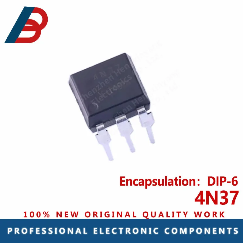 10PCS 4N37 DIP-6 opto-phototransistor output