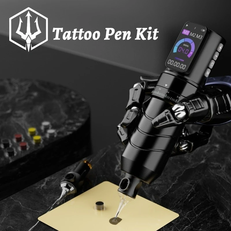 Wireless Tattoos Machines Long Lasting Permanent Makeup Devices Portable Tattoo-machine Pen Professional Tattoos Equipment