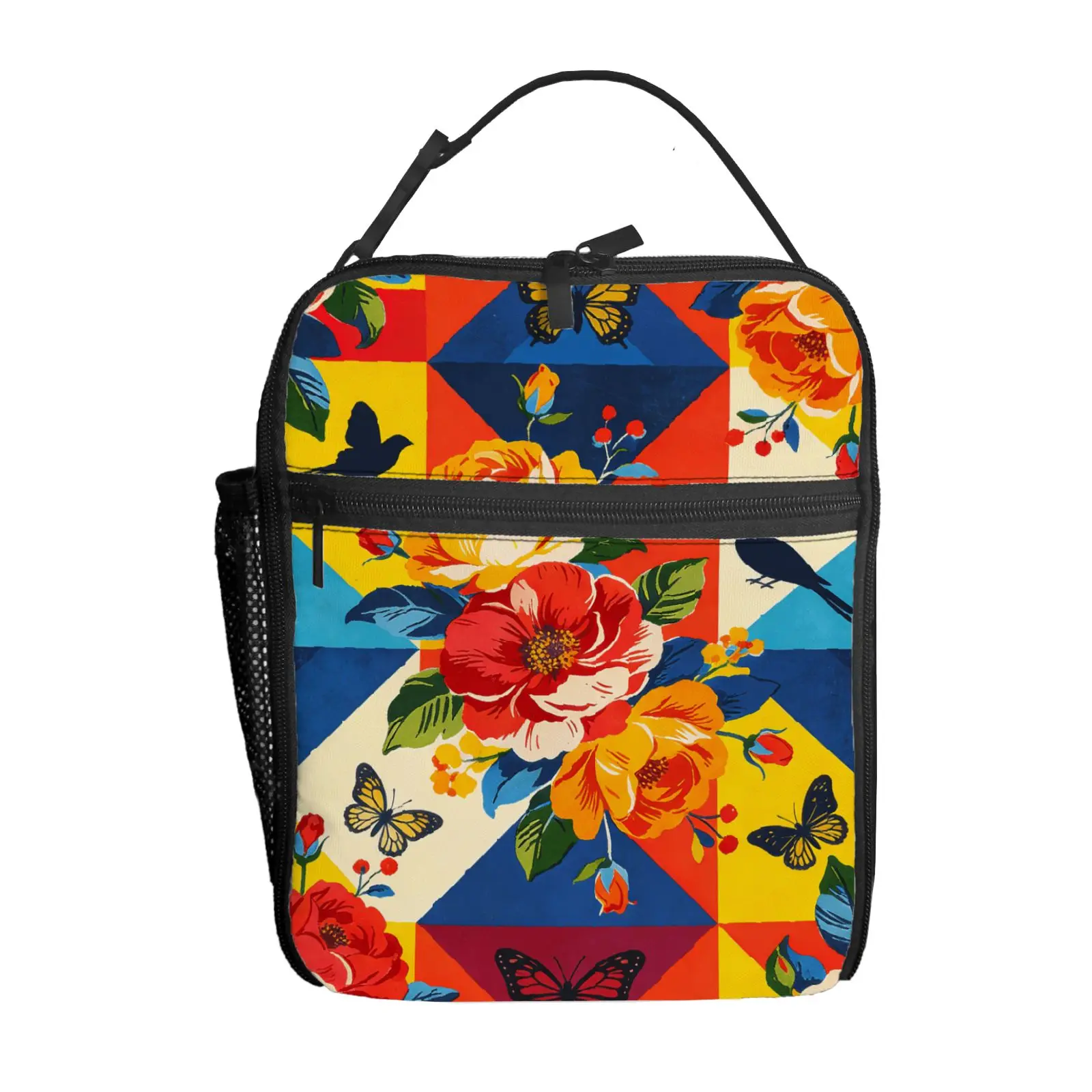 

1 шт. Сумка для обеда в богемном стиле с художественным принтом, высококачественная, милая, повседневная, для вечеринок, пикников, школы, подарок для ежедневного использования