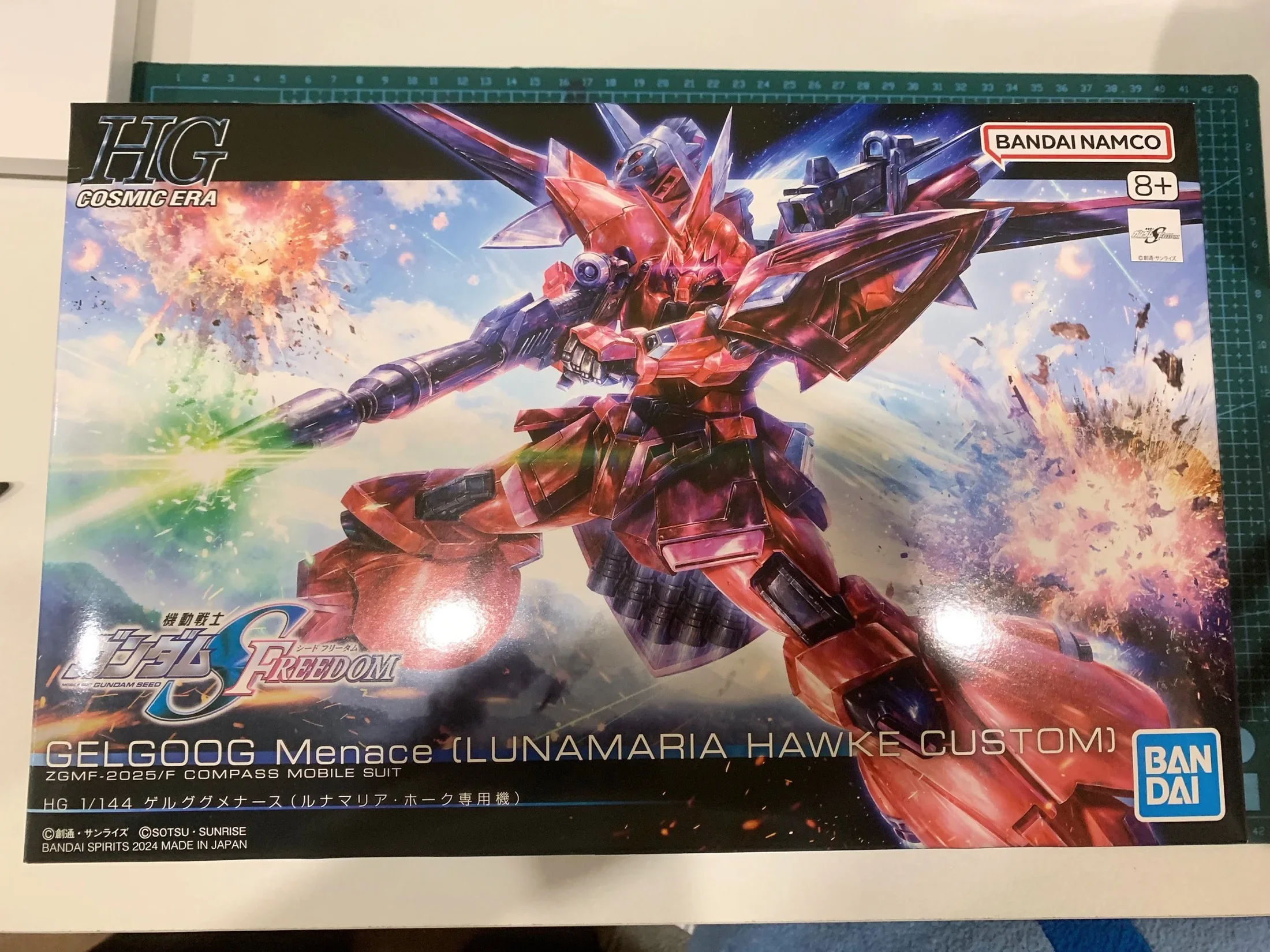 Bandai HGCE Figure Gundam Model Kit Gelgoog Menace Lunamaria Hawke Anime Figures Seed Freeeedom Mobile Suit Gunpla Action Figure