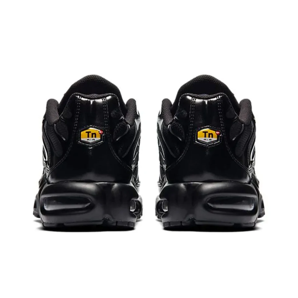 Tênis Nike-Air Max Plus TN para homens e mulheres, preto triplo, top baixo, unissex