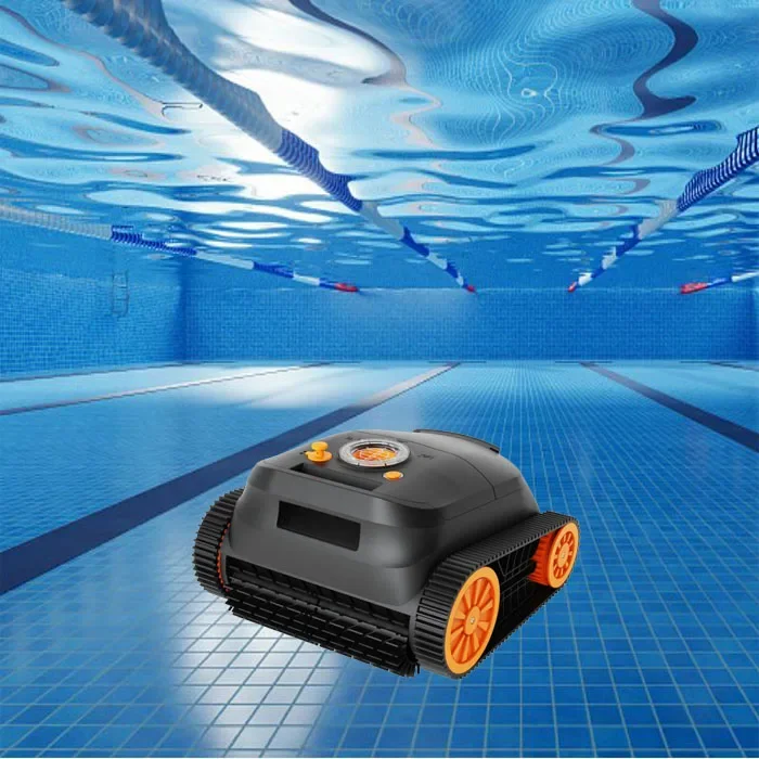 Aspiradora automática inalámbrica para piscina, aspiradora robótica para 150sq.ft