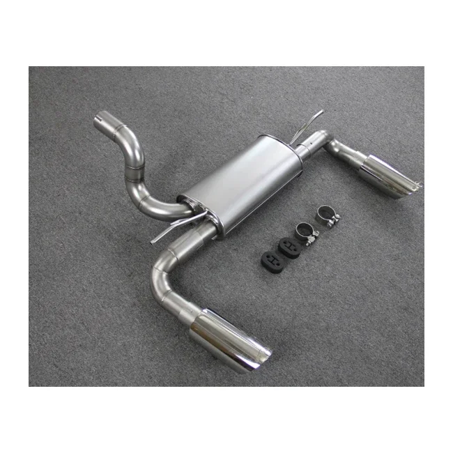 Exhaust Pipe System Stainless Steel Exhaust Muffler For Jeep Wrangler 3.8/2.0TConversion Exhaust Fit