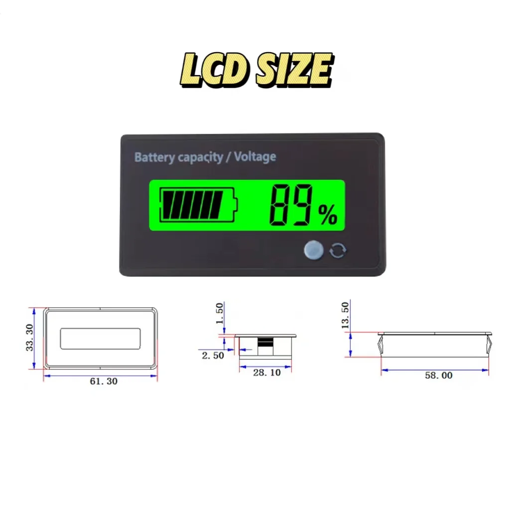 DALY 5A Active Balancer 4S 12V LCD Battery Capacity Display Power Voltage Suitable for  Lifepo4 BMS Li-ion 32700 18650 Battery