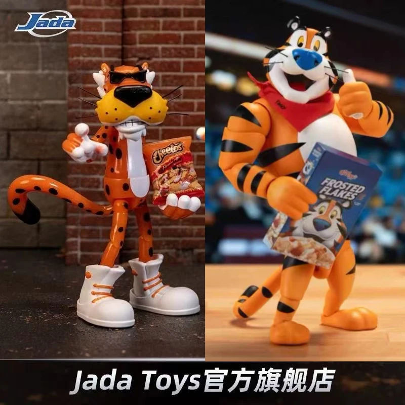 

В наличии Jada Toys 1/12 Талисман Kelogg'S 15 см Tony Tiger Qiduo Леопард Мобильная кукла Аниме Фигурки Игрушки Коллекции Подарки