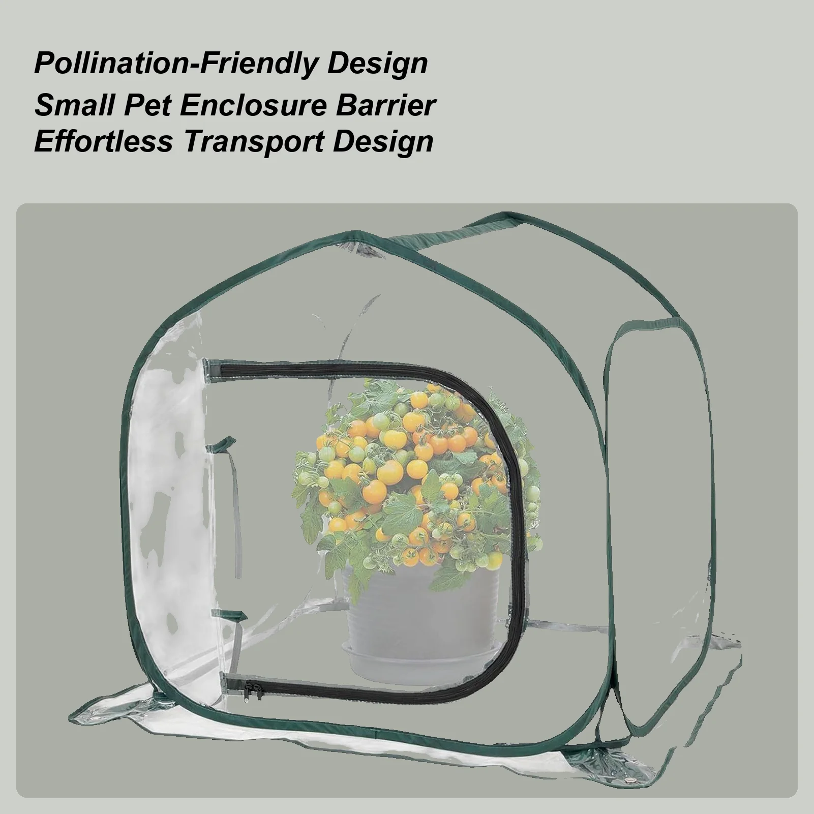 Plant Greenhouse Cover Animals Barrier Folding Enclosure Instant Pop Plant Protector Tent For Strawberry Patches Patio Orchards