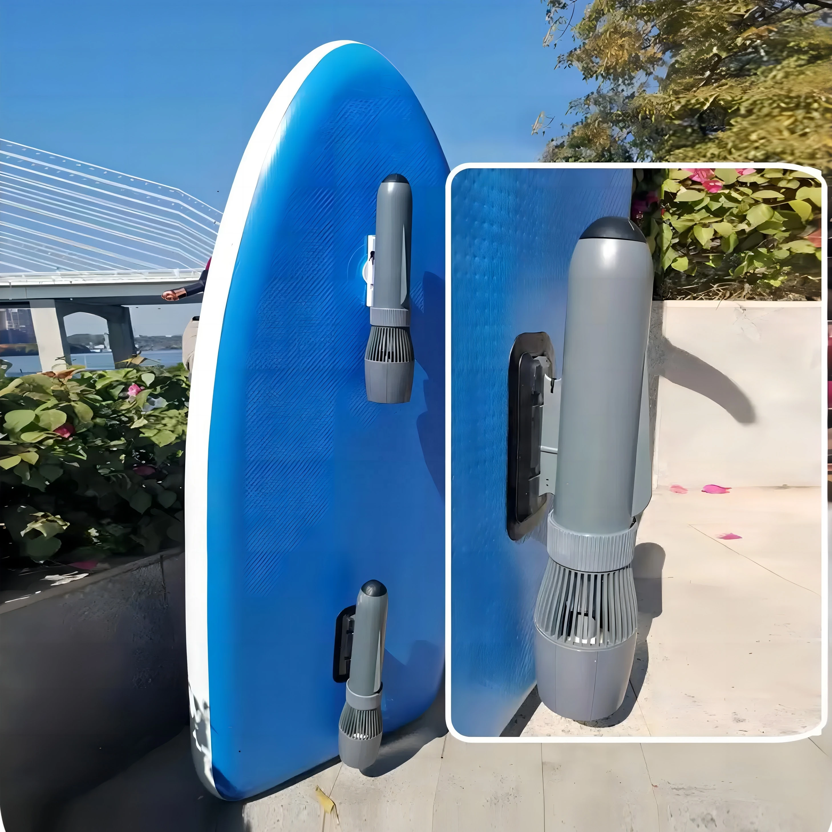 Drop Stitch aufblasbares Cruiser-Motorrad mit Power, aufblasbares Jet-Ski-Boot mit Motor für Erwachsene