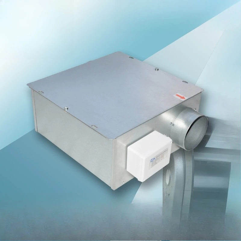 230V Household Pressurized Ventilation System Air Duct Box Type Industrial Fan Smoke Exhaust Fan Commercial Forced Exhaust Fan