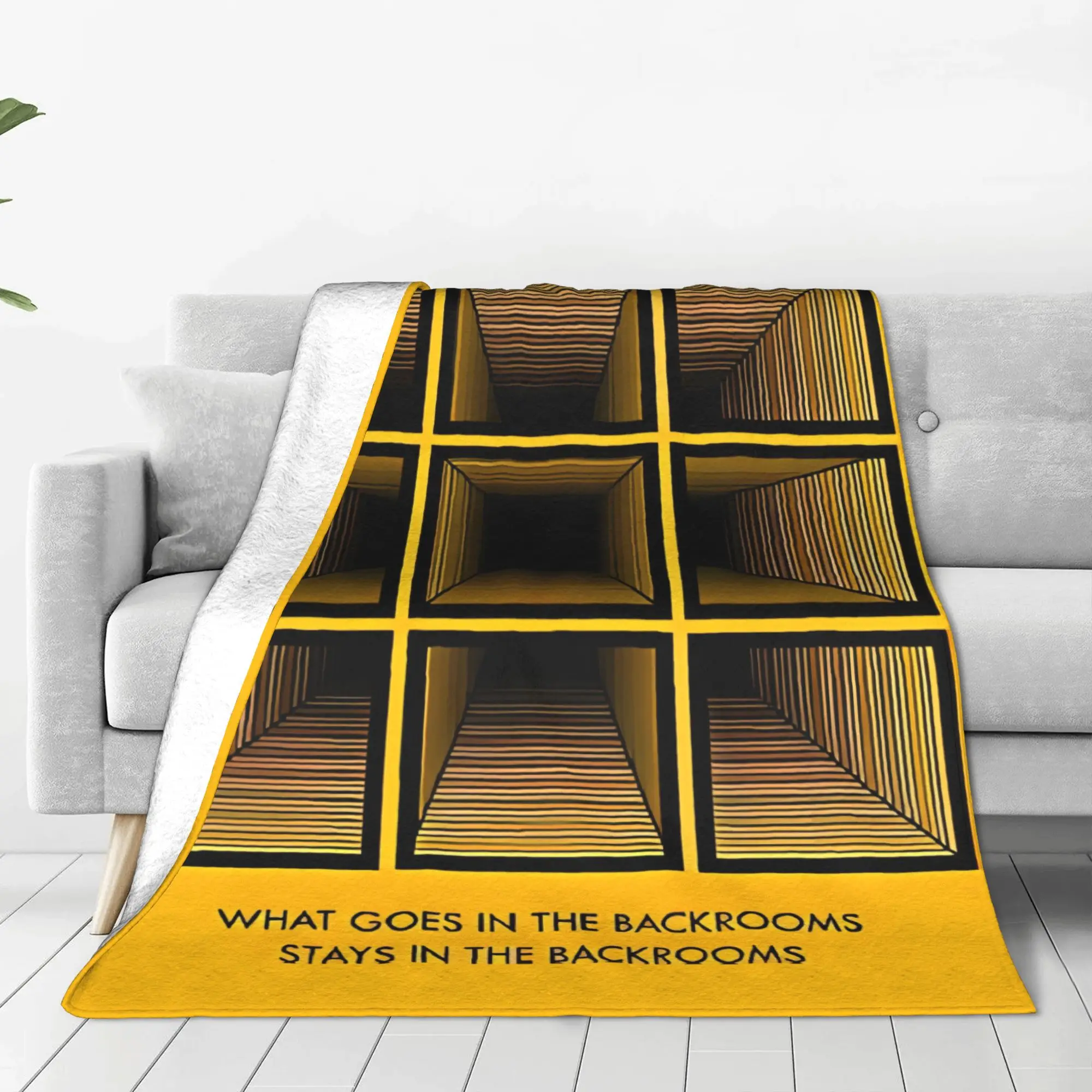 1PC what goes in Backrooms Home Room Decorations Winter Blankets For Adults Bedding Home Interior Sofa Knee