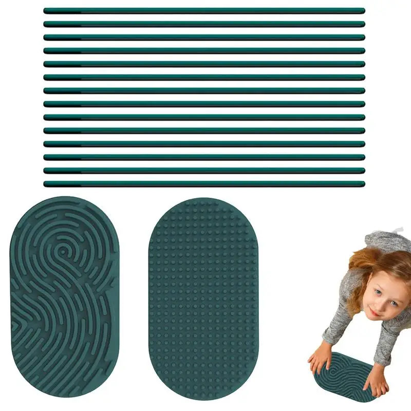 Planche d'Activités Sensorielles en Silicone pour Enfant, Double Face, Jouet de Torsion, Activités de Voyage