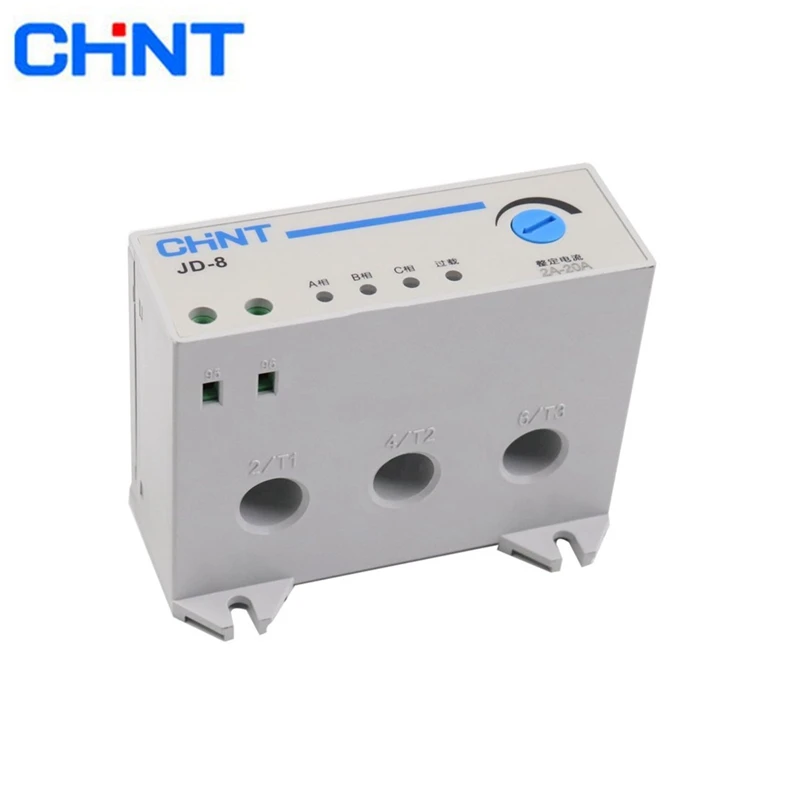 Original CHINT Motor Integrated Protection 380V JD-8 20-80A 64-160A 2-20A 0.5-5A 380V 220V Overload Lass/Loss of Phase Relay