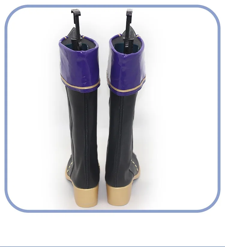 PJSK Kamishiro Rui تأثيري أحذية أنيمي اكسسوارات تأثيري الدعائم بولي أحذية أحذية من الجلد هالوين كرنفال الأحذية مخصص