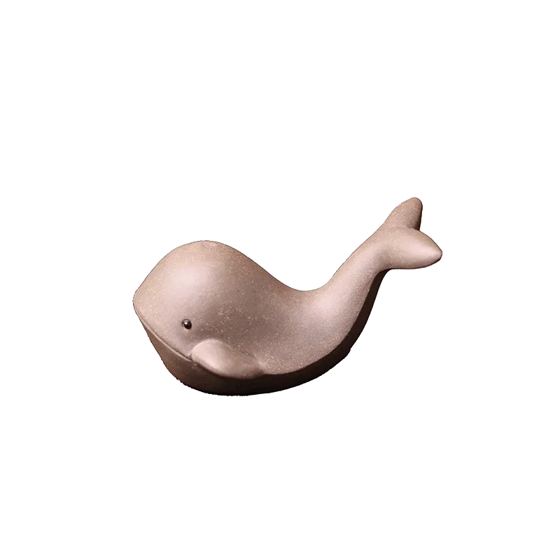 

Water spray pet purple sand whale boutique can raise creative handmade small fish set accessories table ornament tea play