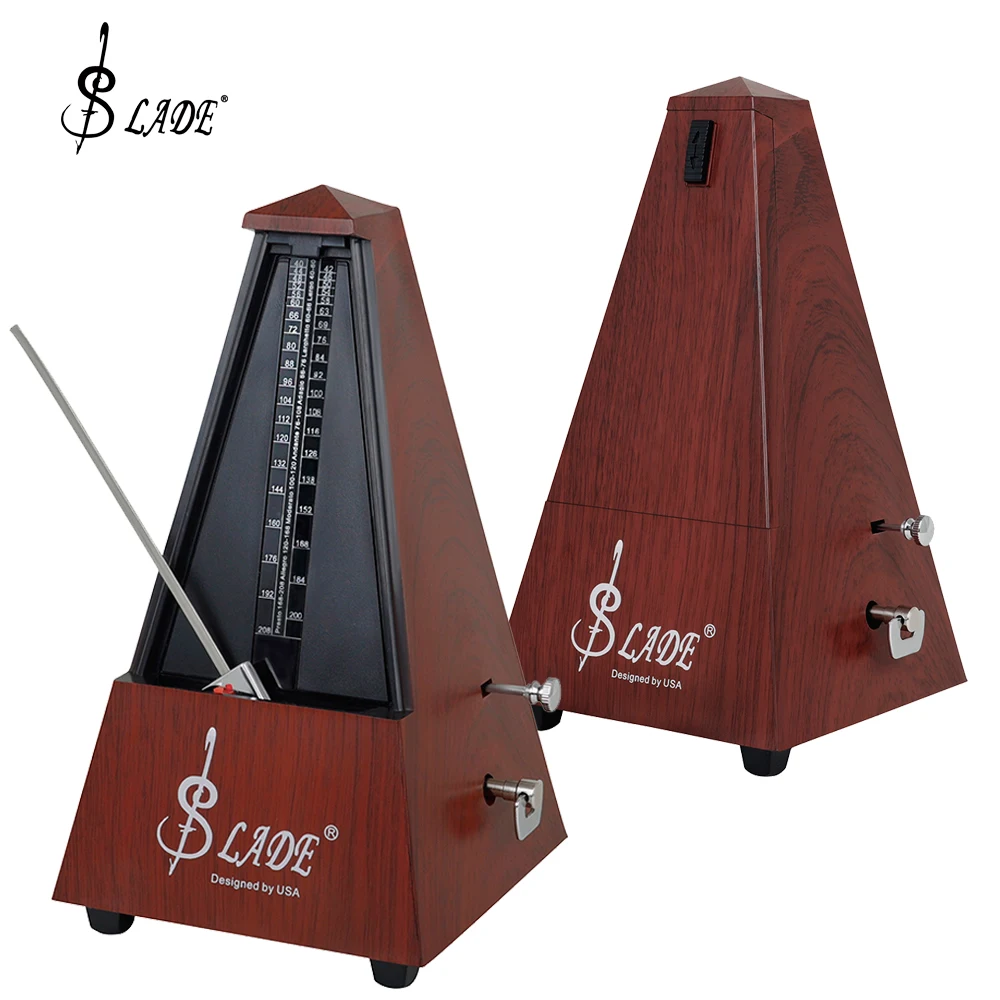 SLADE Universal Mechanical Metronome Tower Type Metronome Professional Instrument Rhythmic Device for Guitar/Piano/Violin Parts