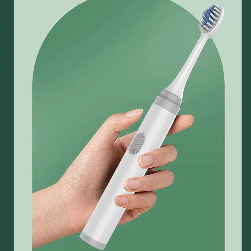 F1 Adult Electric Toothbrush Smart Brushing IPX7 Waterproof Replaceable Brush Head (Batteries Not Included)