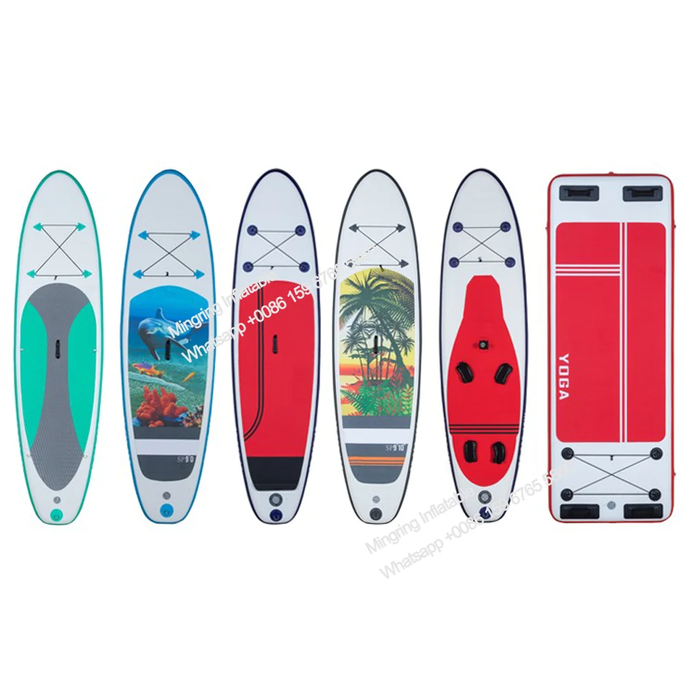 Inflatable Sit Up Board for Surfing, Ocean SUP, Drop-stitch Construction, Waterplay for Surfing