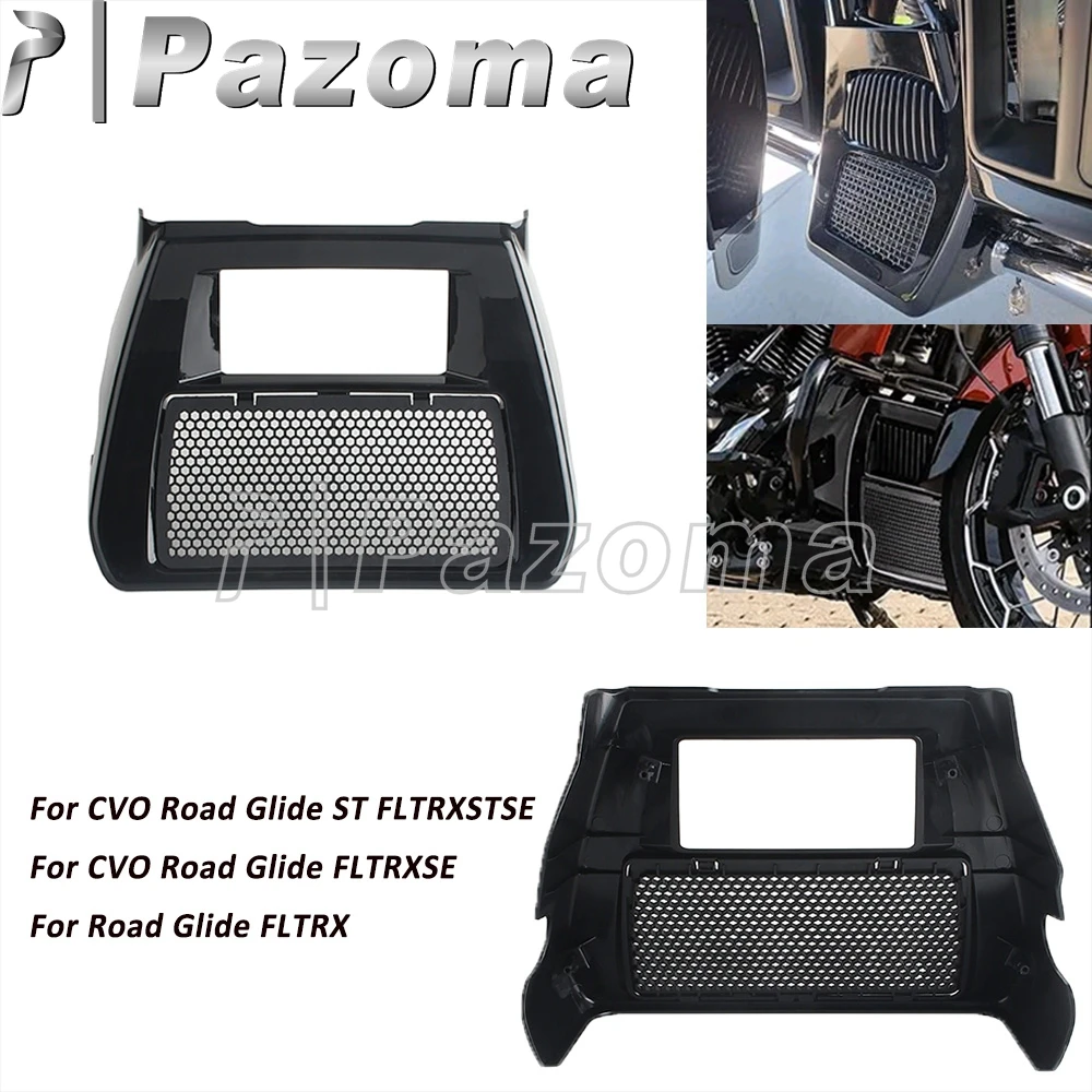 

Oil Cooler Cover For Harley Touring CVO Road Glide FLTRXSE ST FLTRXSTSE Motorcycle Plastic Front Chin Spoiler Road Glide FLTRX