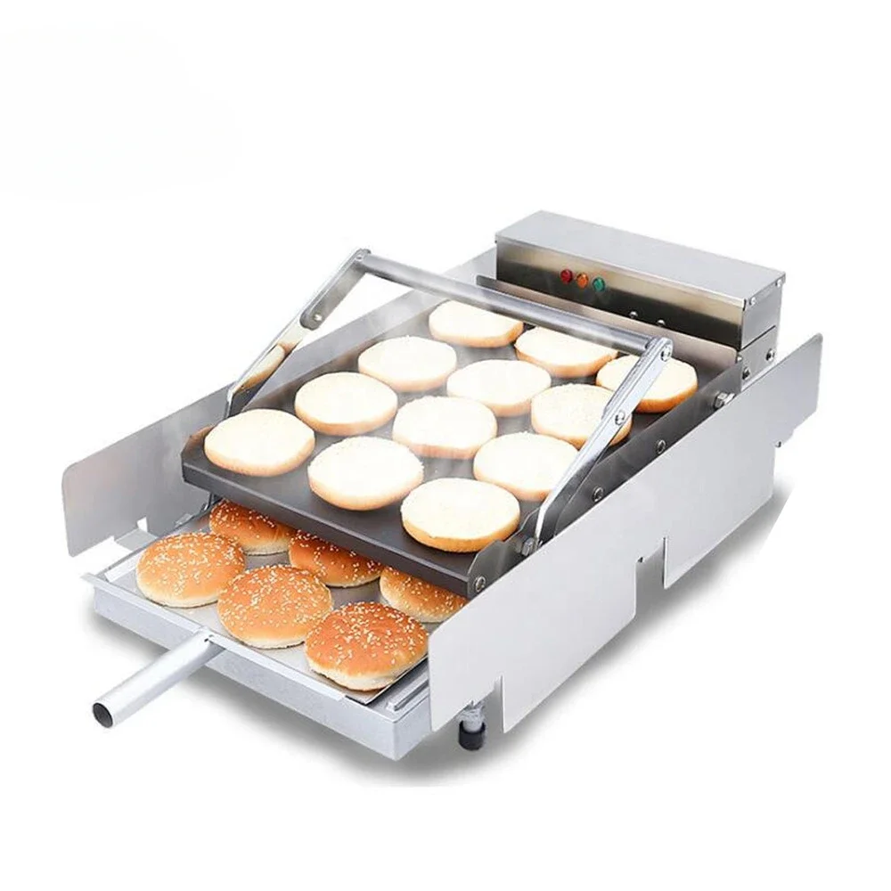 

Commercial Multi-layer Heating Hamburger Machine Roast Hamburger Bakery Equipment