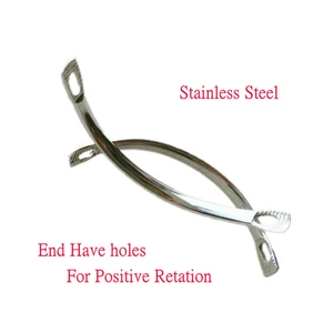 Zahnärztliche linguale zahnärztliche Lingualstange, Palatinstangen, unten für Zahnprothese, falsche Zähnereparatur, Zahnmedizin -Kieferorthopädiewerkzeuge, Färbung und 20 Prozent pro Paket 10 Hauptverkaufsmetall -Protese -Dentaria - №10