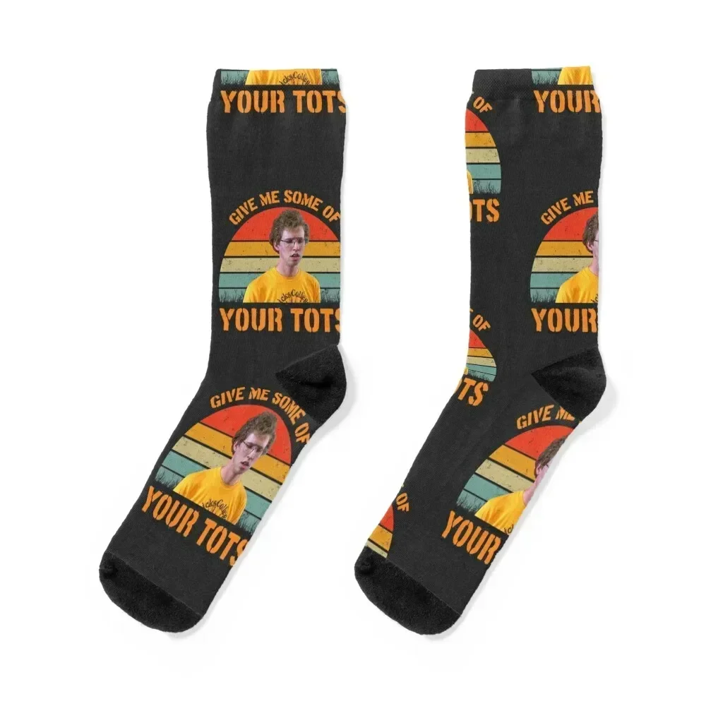 

Give Me Some Of Your Tots Shirts, Napoleon Dynamite Shirt, Movie Poster Gifts, Custom Shirt, Vintage Retro Movie T Shirt Socks