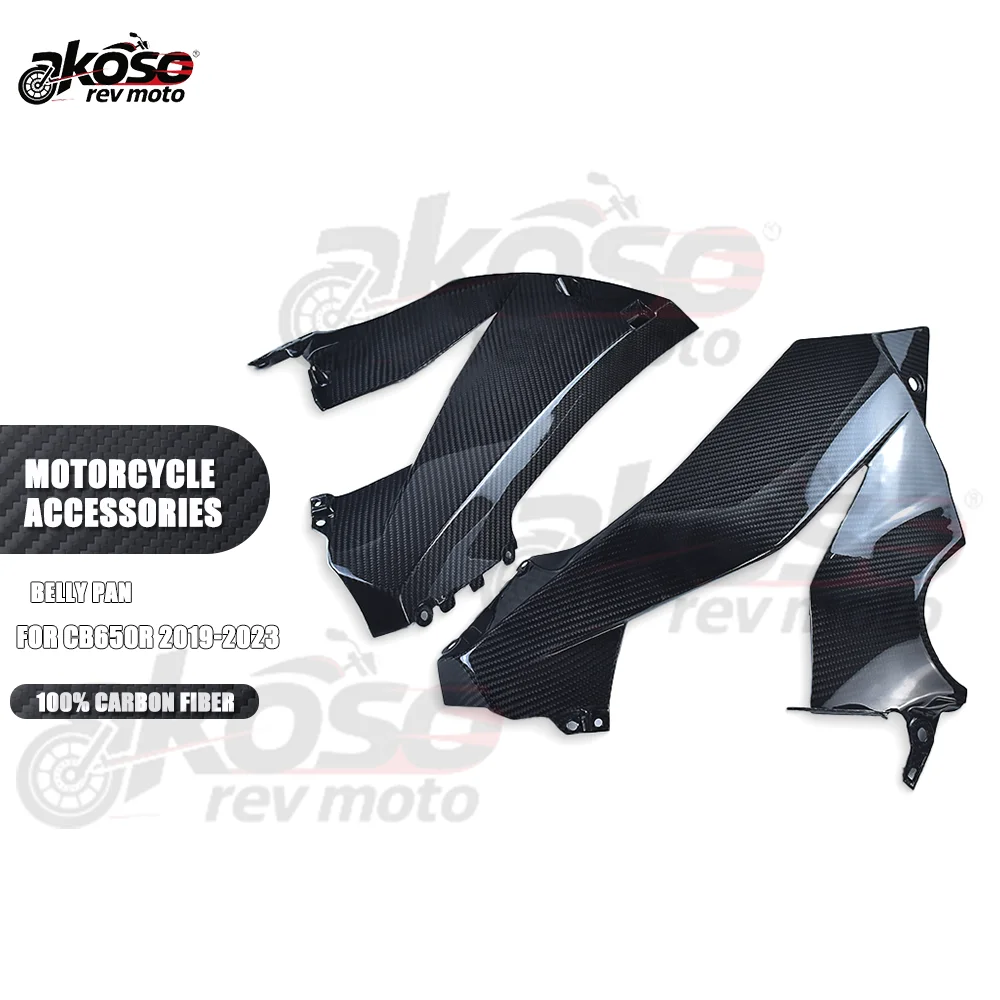 

Lower Fairing Side Panels Belly Pan Cowling Plate Kits For Honda CB650R 2019-2023 Modified Motorcycle Accessories Carbon Fiber