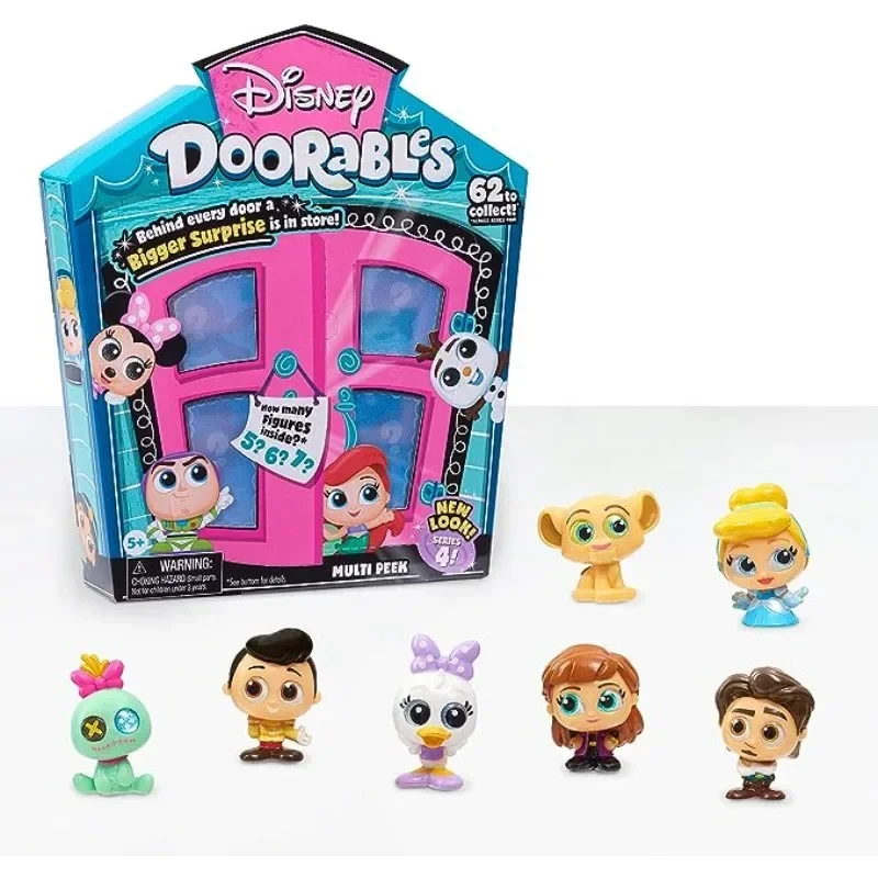 Disney Doorables Series 4 Mickey & Friends Tangled Cinderella Finding Nemo Beauty and The Beast Sparkly Glittery Eyes Doll Toys