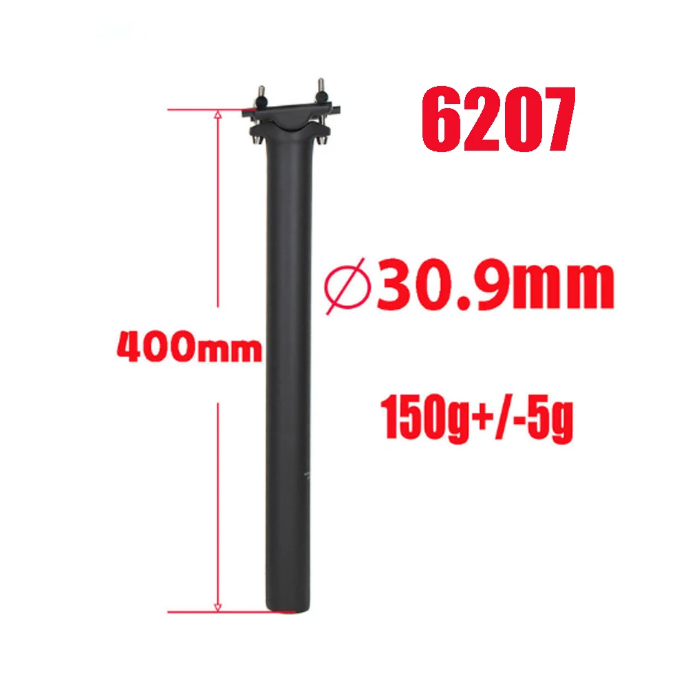 ELITA ONECarbon Sattelstütze 27,2/30,9/31,6 mm MTB/Straßen-Biike-Sattelstütze aus Kohlefaser, Titanschrauben, leichtes 130 g Sitzrohr