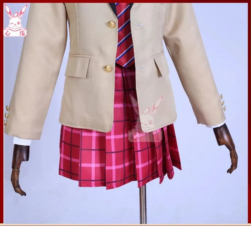 

qq023Tomoe Hiyori/Sazanami Jun игровой ансамбль звезды косплей Eve Reimei Gakuen униформа костюм плюс размер парик школа