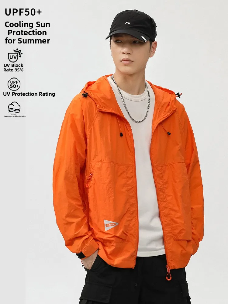 

Новая мужская летняя легкая дышащая одежда с защитой от УФ-излучения, повседневный уличный кардиган, модный солнцезащитный...