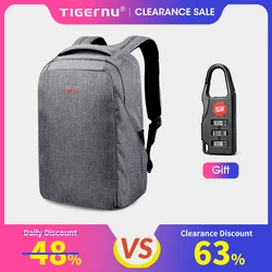 Lebenslange Garantie Männer Anti-Diebstahl-Rucksack 15,6 Zoll Laptop-Rucksack Taschen mit USB-Port Reisetasche männlich Mochila lässig Schult asche