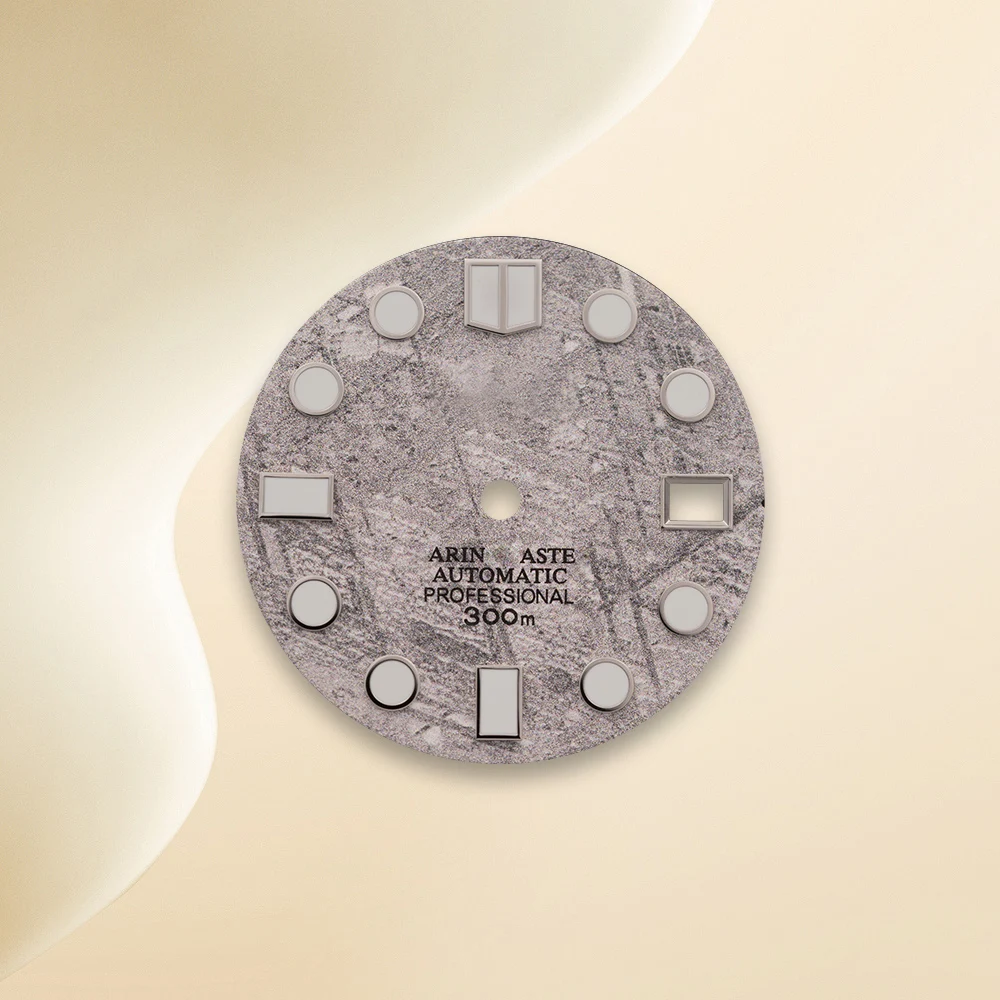 Cadran de plongée avec Logo S NH35, 28.5mm, motif solaire, pour mouvement NH35/NH36/4R/7S C3, accessoires de Modification de montre lumineux vert