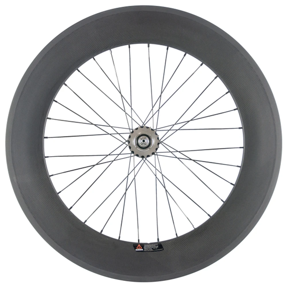 Single Speed Carbon Track Wheels for Road Bicycles, 700C High-end Bike Wheel, Clincher Track, Fixed Gear, 88mm