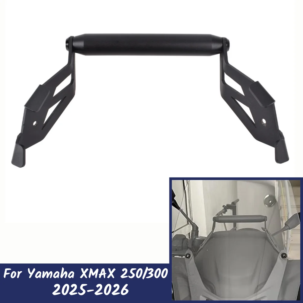 XMAX300 XMAX250 Tech Max GPS Navigation Bracket For Yamaha XMAX 250 300 2025 2026 Mobile Phone Holder Stand Motor Accessories